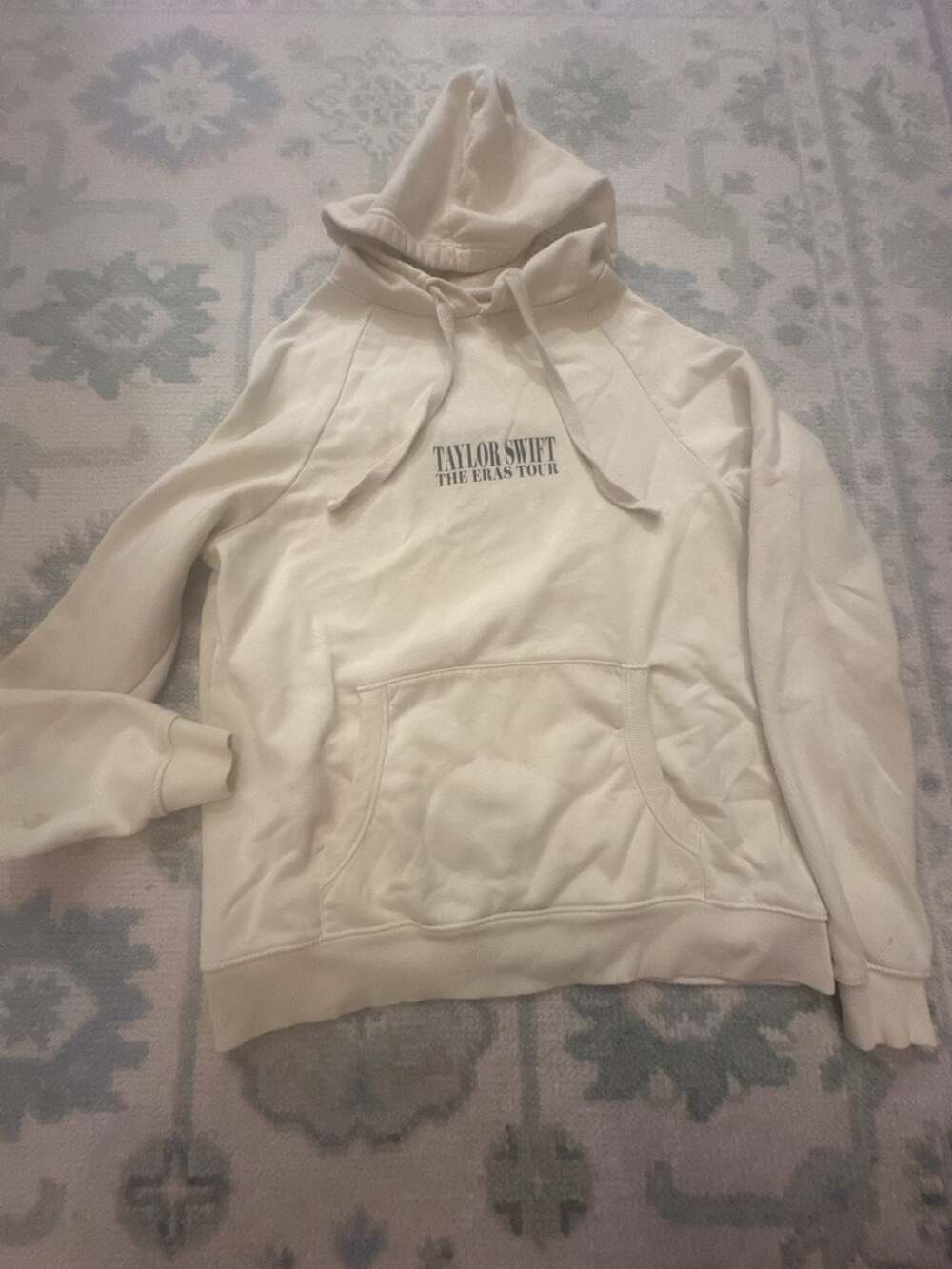 Taylor Swift The Eras Tour Hoodie Cream Medium